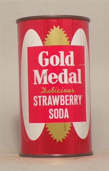 Gold Medal Strawberry Soda Flat Top, St. Paul, MN