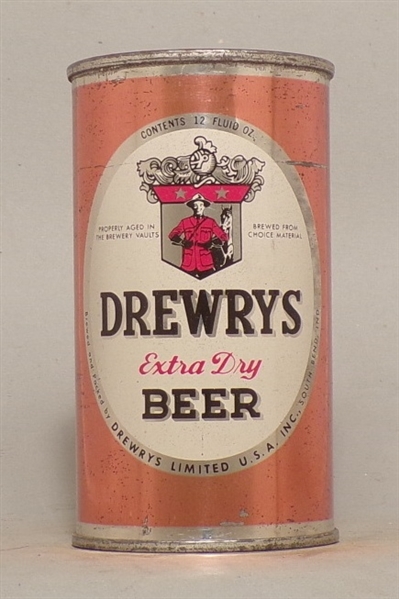 Drewry's Copper Sports Flat Top Series Can, South Bend, IN