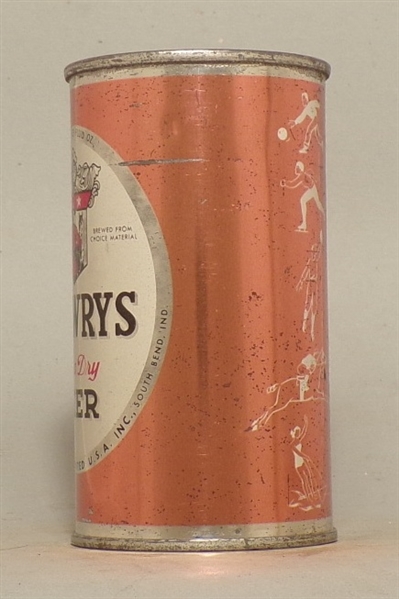 Drewry's Copper Sports Flat Top Series Can, South Bend, IN