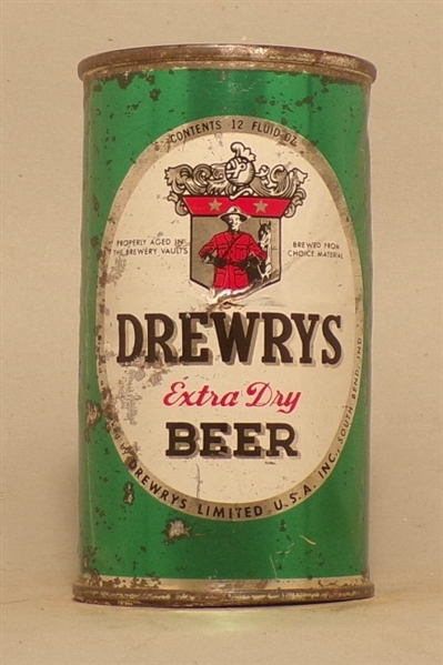 Drewry's Green Sports Flat Top Series Can, South Bend, IN