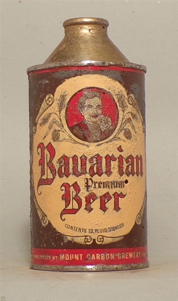 Bavarian Premium Beer Cone Top, Pottsville, PA