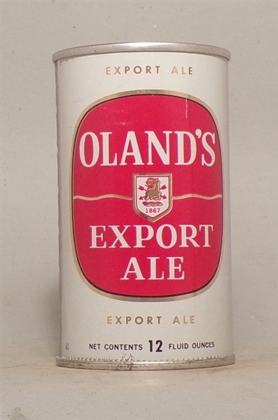 Oland's Straight Steel Tab Top - You owe yourself an Oland's, Canada