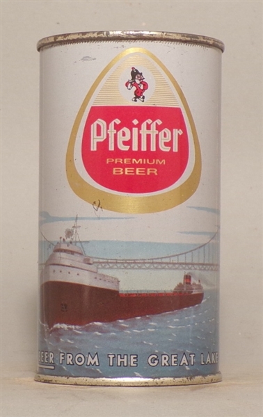 Pfeiffer Dull Gold Ship Flat Top, Detroit, MI