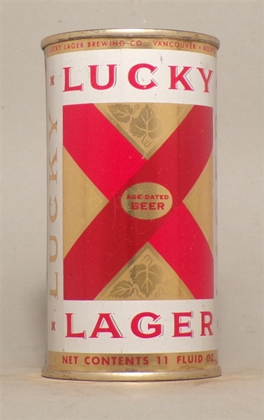 Lucky Lager 11 Ounce Flat Top, Vancouver WA
