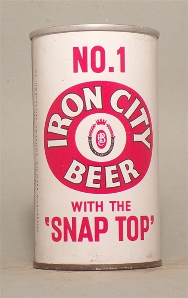Iron City No. 1 With The Snap Top ZIP tab, Pittsburgh, PA