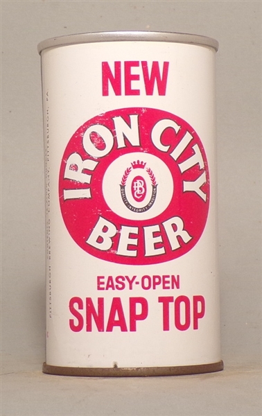 Iron City Easy Open Snap Top ZIP Tab, Pittsburgh, PA