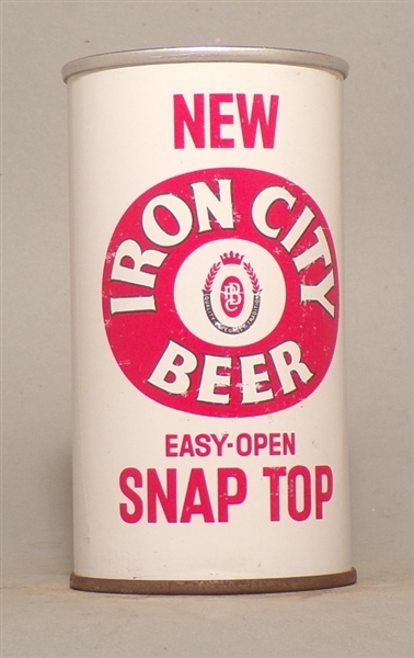 Iron City Easy Open Snap Top ZIP Tab, Pittsburgh, PA