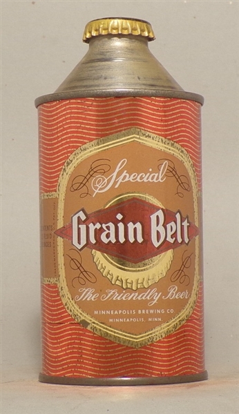 Special Grain Belt Cone Top, Minneapolis, MN 3.2%
