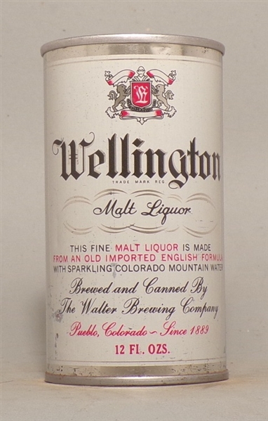 Wellington Malt Liquor, Tab Top, Pueblo, CO