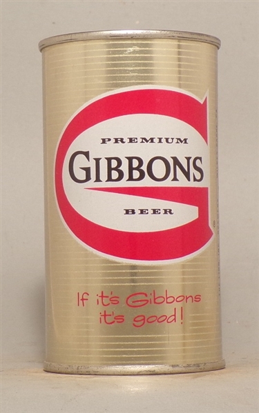 Gibbons (If it's Gibbons it's good) Bank Top, Wilkes-Barre, PA