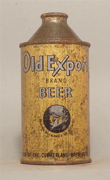 Old Export (Gold) Cone Top, Cumberland, MD