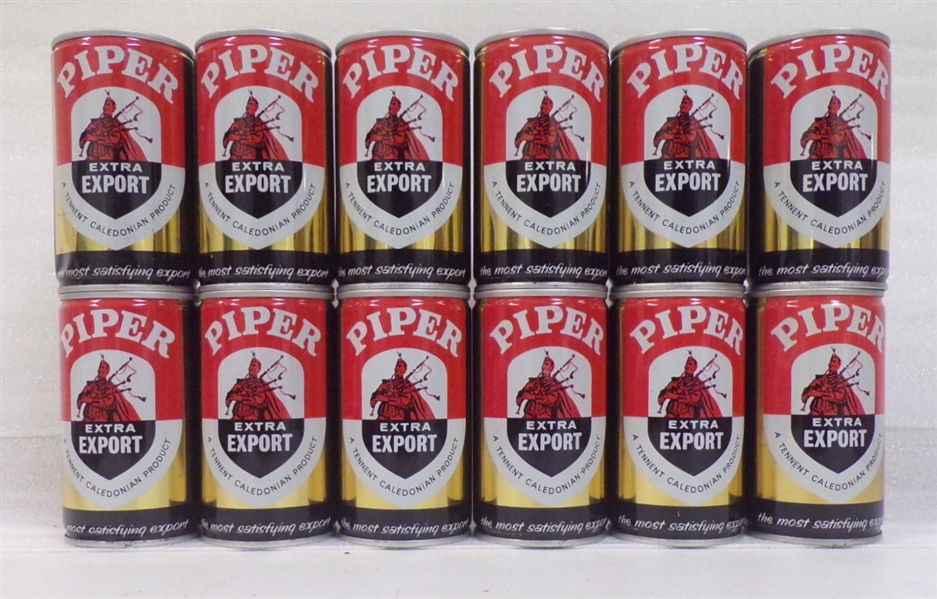 12 Can Set - Piper (11 Flat Tops and 1 Tab), Glasgow, Scotland