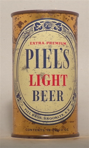 Piels Light Beer Flat Top, Brooklyn, NY w/ PA Tax Crown
