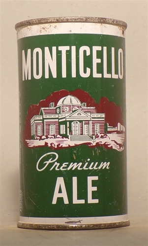 Monticello Ale Flat Top, Norfolk, VA w/ VA Tax Stamp