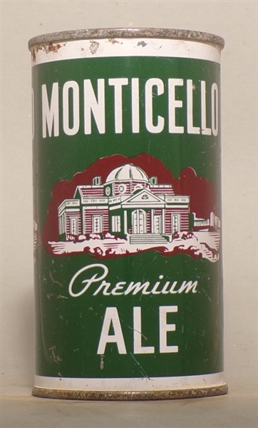 Monticello Ale Flat Top, Norfolk, VA w/ VA Tax Stamp