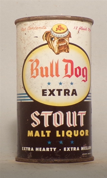 Bull Dog Extra Stout Malt Liquor Flat Top, San Francisco, CA