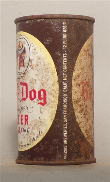 Bull Dog Lager Beer Flat Top, Acme, San Francisco, CA