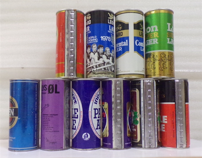 10 Steel International Cans