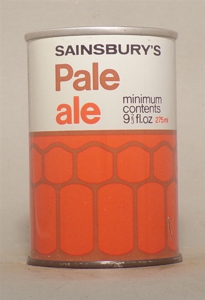 Sainsbury's Pale Ale #1 9 2/3 Ounce Tab Top, England