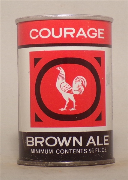 Courage Brown Ale 9 2/3 Ounce Tab Top, England