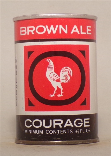 Courage Brown Ale 9 2/3 Ounce Tab Top, England