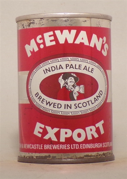 McEwan's IPA #3 9 2/3 Ounce Tab Top, Scotland