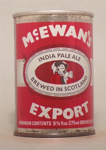 McEwan's IPA #3 9 2/3 Ounce Tab Top, Scotland