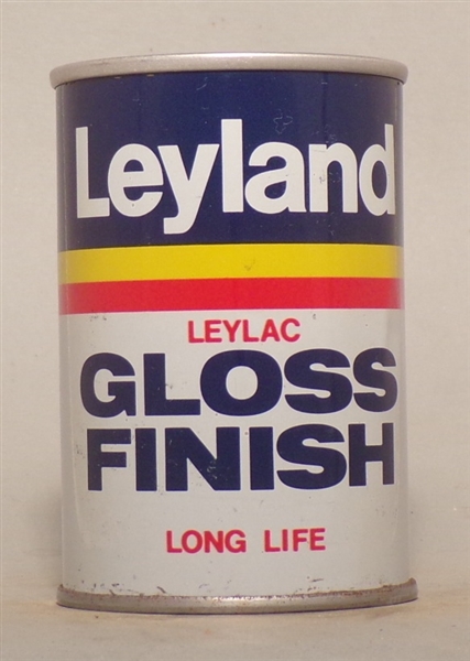 Long Life Leyland Gloss Finish 9 2/3 Ounce Tab Top, England