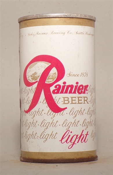 Rainier Light Tab Top Variation #2, Seattle, WA