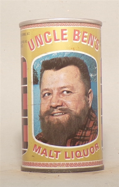 Uncle Ben's Malt Liquor Tab Top Variatioin #2, Prince George, BC, Canada