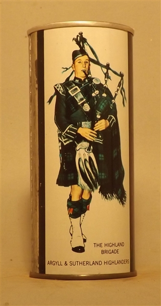 Piper Straight Steel Tab - Argyll & Sutherland Highlanders, Scotland