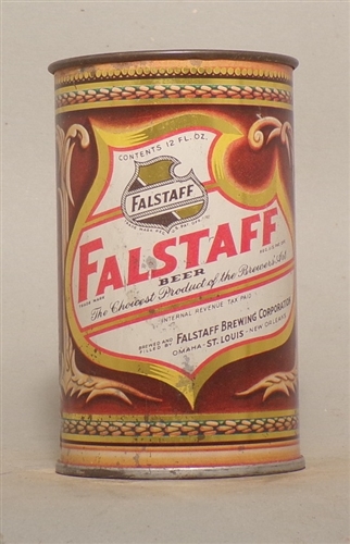 Falstaff cone top, no top, St. Louis, MO