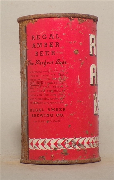 Regal Amber Beer OI Flat Top, San Francisco, CA