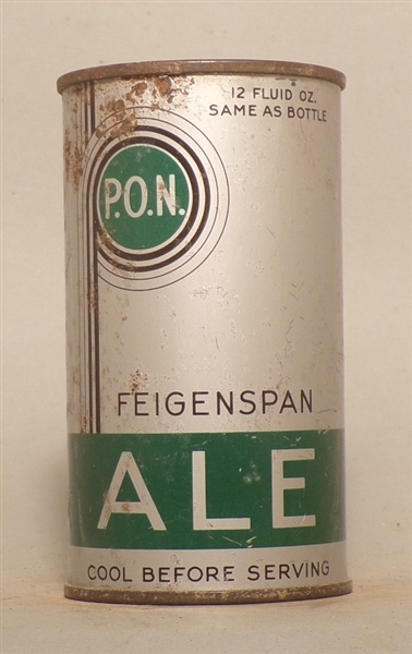 PON Fiegenspan Ale Flat Top, Newark, NJ