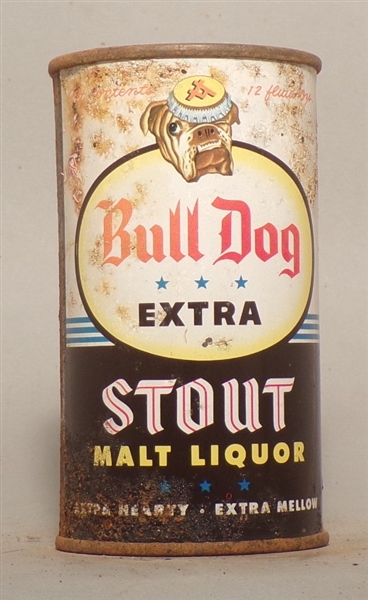 Bull Dog Stout Malt Liquor Flat Top, San Francisco, CA