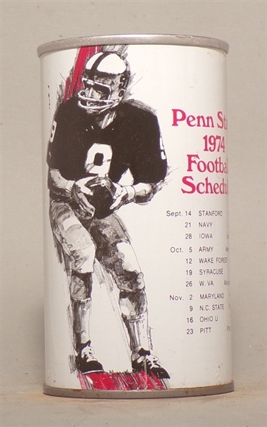 Iron City Tab Top, Penn State 1974 Football, Pittsburgh, PA