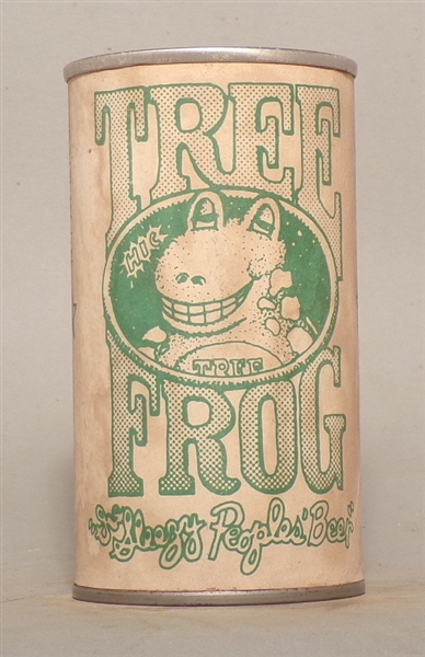 Tree Frog Paper Label Tab Top
