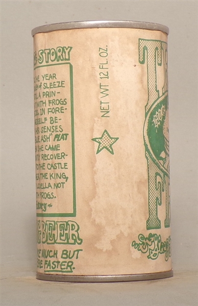 Tree Frog Paper Label Tab Top