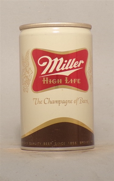 Miller 8 Ounce Aluminum Tab Top, Milwaukee, WI