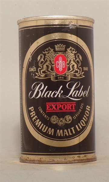 Black Label Malt Liquor Tab Top, Atlanta and Baltimore