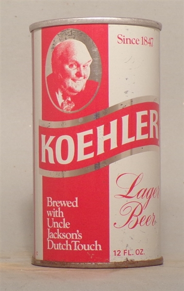 Koehler Lager Beer Tab Top, Erie, PA