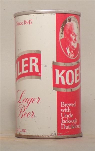 Koehler Lager Beer Tab Top, Erie, PA