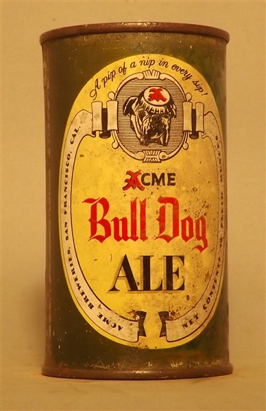 Acme Bull Dog Ale Flat Top, San Francisco, CA 