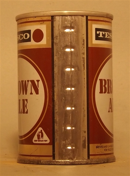 Tesco Brown Ale 9 2/3 Ounce tab - England, UK