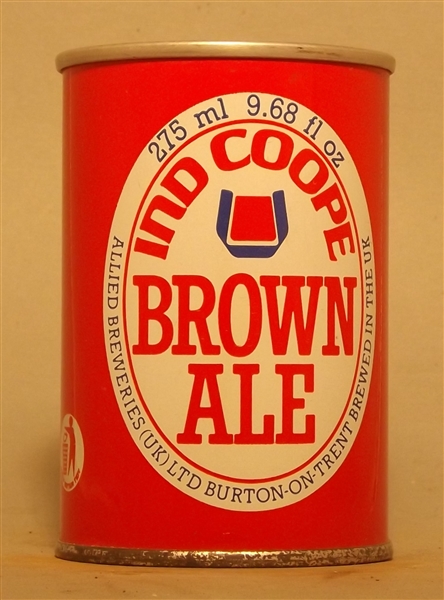 Ind Coope Brown Ale 9 2/3 Ounce Tab - England, UK