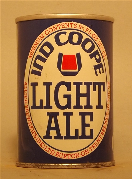 Ind Coope Light Ale 9 2/3 Ounce Tab - England, UK