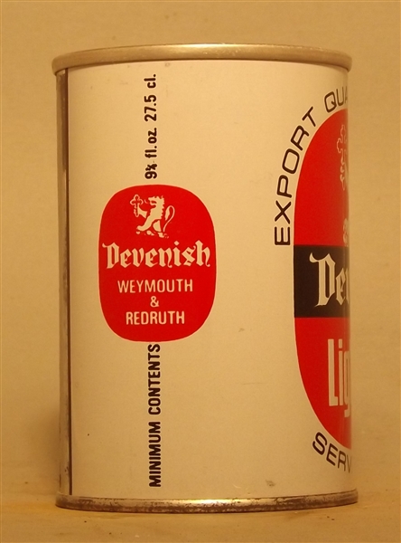 Devenish Light Ale 9 2/3 Ounce Tab - England, UK