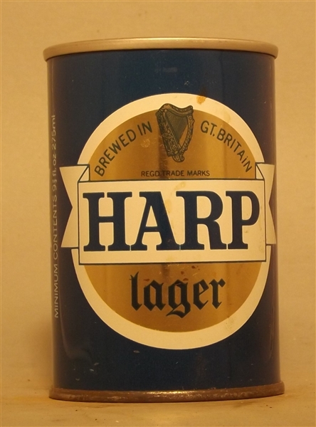 Harp Lager #1 9 2/3 Ounce Tab - England, UK