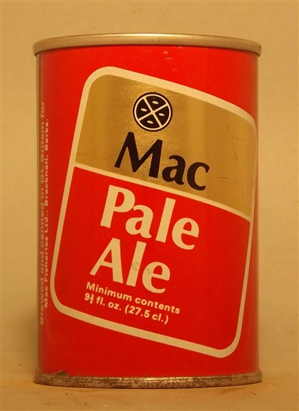 Mac Pale Ale 9 2/3 Ounce Tab - England, UK