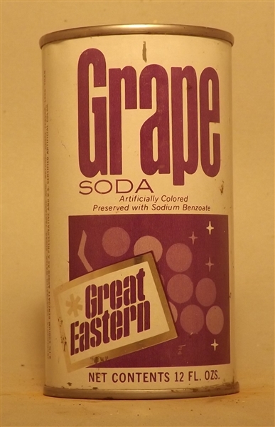 Great Eastern Grape Soda Flat Top